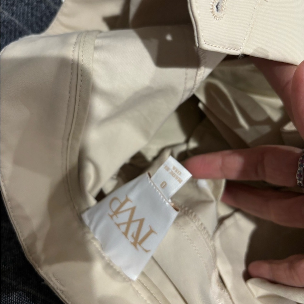 TWP Ivory Wide-Leg Trouser | Size 0 | Last Chance $74 | New With Tags - Picture 6 of 8